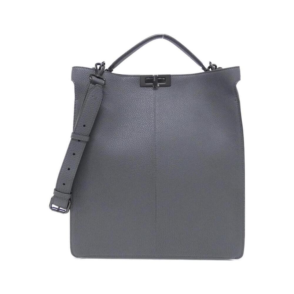 Fendi Peekaboo Leather Shoulder Bag I See You Tote Bag